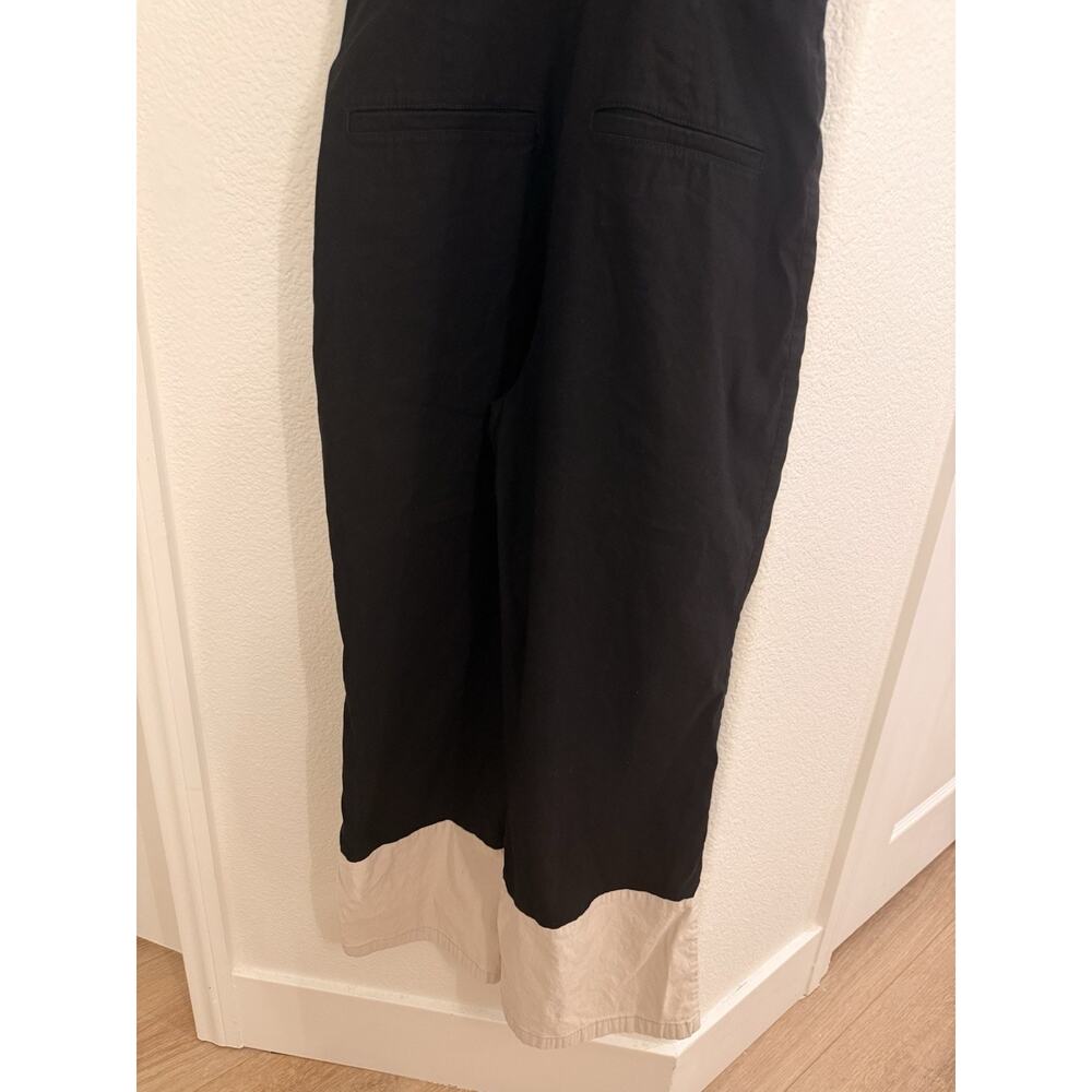 Anthropologie Maeve 6 Colette Cropped Wide-Leg Overalls Jumpsuit - Picture 8 of 14